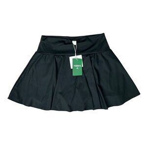 Halara Everyday Softlyzero Airy Pleated Tennis Skirt Skort Black Active Sz L New